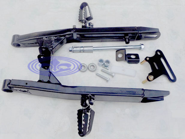 Cross - country motorcycle modification accessories 12 14 16 inch rear fork Kawasaki Kawasaki Feiko strengthens the thickening rear fork