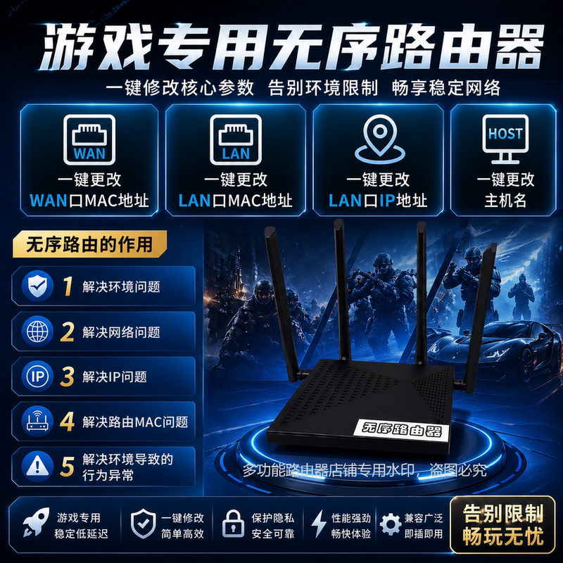 Delta Router for Gaming, Capable of Decoding Environment Anomalies, One-Click Modification of Mac Gateway Ip, Gigabit Delta Router for Gaming, Capable of Decoding Environment Anomalies, One-Click Modification of Mac Gateway Ip, Gigabit