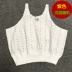 Áo lót cotton của phụ nữ trung niên và cao tuổi có cúc cho bà mẹ cao tuổi lót vải cotton mùa hè - Áo vest Áo vest