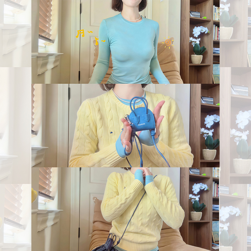 Yellow Pullover Half-High Collar Long-Sleeved Knitwear, Autum Women's 2026 New Style, High-End Urban Style Top, Travel Outfit Yellow Pullover Half-High Collar Long-Sleeved Knitwear, Autum Women's 2026 New Style, High-End Urban Style Top, Travel Outfit