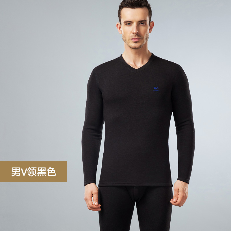 Hengyuanxiang mens đồ lót ấm áp cộng với nhung cộng với mùa thu dày và mùa đông lạnh quần mùa thu thoải mái phù hợp với giới trẻ ấm.