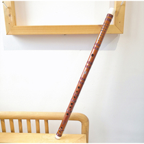 (Flute customization) Zheng Yueming treasures professional performance bamboo flute primary color black paint art test pure hand hot hole