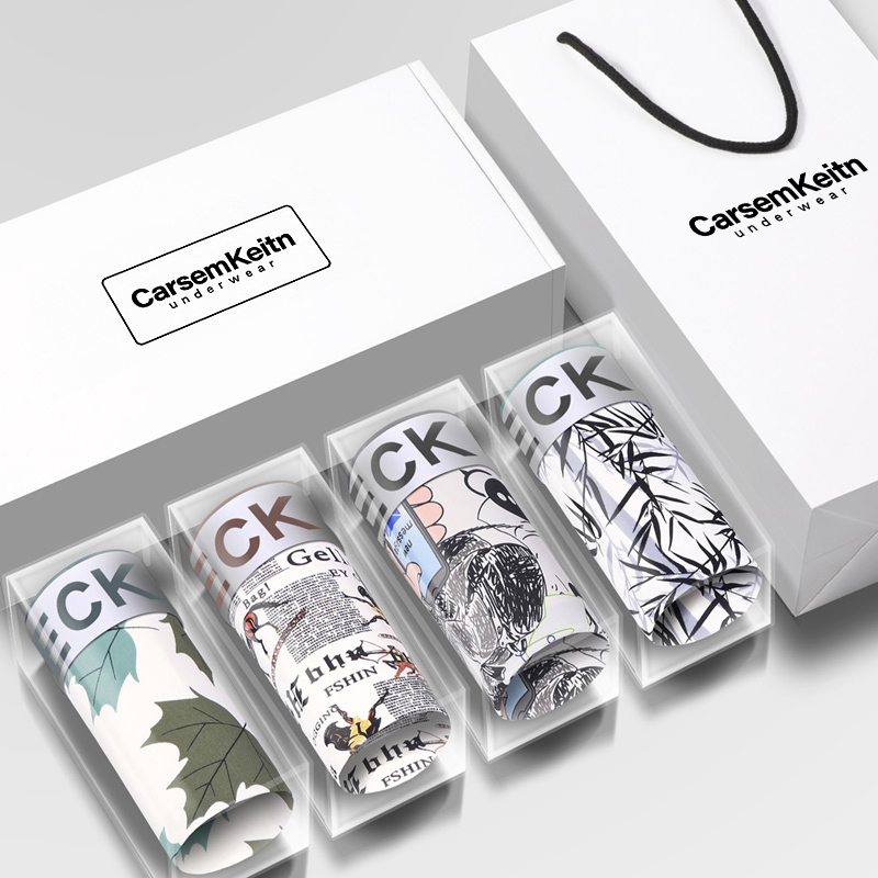 2026 Summer New Men's Underwear Pure Cotton Youth Boxer Briefs Ice Silk High-End Gift Box Four-Corner Briefs Ckρι 2026 Summer New Men's Underwear Pure Cotton Youth Boxer Briefs Ice Silk High-End Gift Box Four-Corner Briefs Ckρι