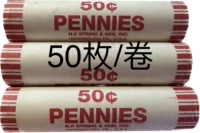 [Full roll of 50 pieces] New United States 1-cent coin Lincoln 200th anniversary commemorative coin KM441