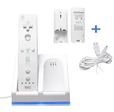 wii handle charging seat charger WII dual charge handle charger WII handle battery 2 charge 2 batteries