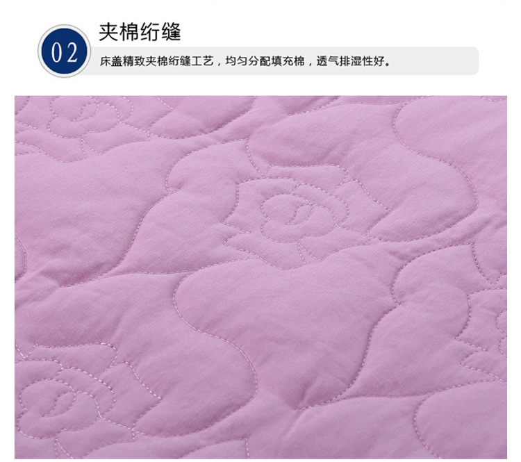 Giá rẻ bông giường bông bao gồm Continental bông bedspread mảnh duy nhất của giường dày bông bìa ba đôi Li gia đình bốn - Trải giường các mẫu ga trải giường đẹp