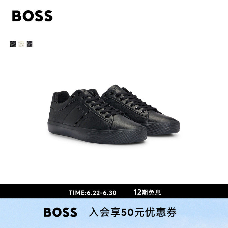 [Gift] [Classic Style] [Sports Casual Shoes] Boss Men's Classic Tennis Sneakers