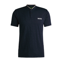 (BERRETTINI joint) (moisture-absorbing and quick-drying) BOSS mens autumn 24 new mesh Polo shirt