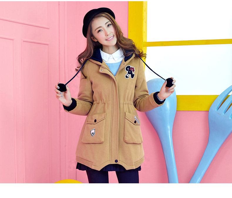 Manteau pour fille en mélange - Ref 2162454 Image 19