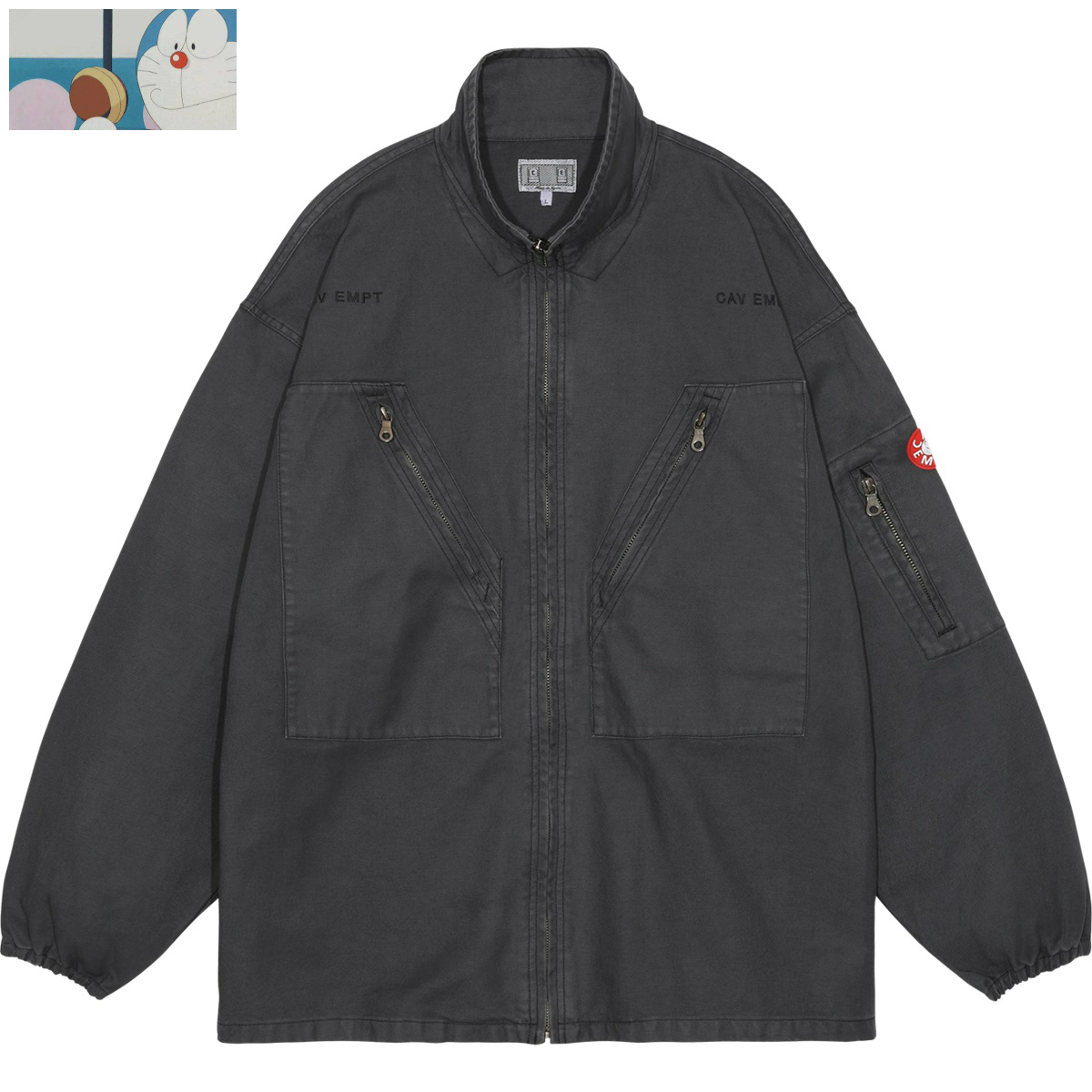 ジャケット・アウター C.E cavempt 23AW OVERDYE ZIP BDU 订购】CAVEMPT C.E 23AW OVERDYE ZIP BDU水洗工装拉链夹克外套