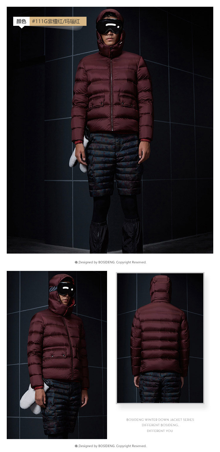 Blouson homme BOSIDENG    en Nylon - Ref 3121897 Image 20