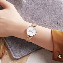 JuLi time watch female simple temperament steel belt 2021 new waterproof student ins Wind Summer Lady Quartz