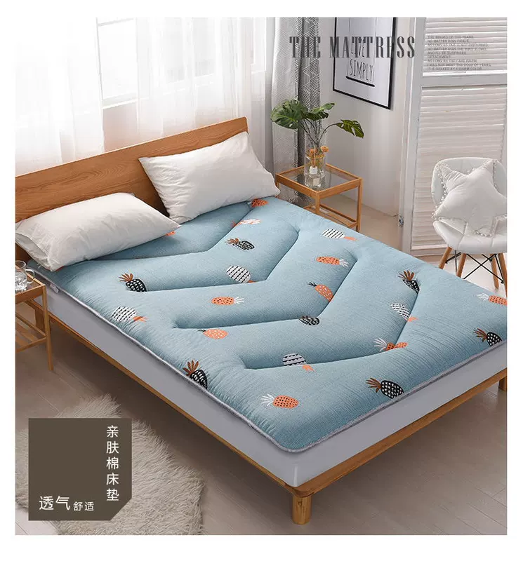 Dày nệm 1.2 m tatami sàn mat ngủ mat ký túc xá sinh viên duy nhất 1.5m1.8 miếng bọt biển mat giường nệm nệm gấp 1m6