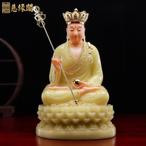 Ciyuange Han Baiyu Tibetan King Pu Buddha statue Ksiang Bodhisattva Sha Po San San Sheng family dedicated to Buddha statue ornaments