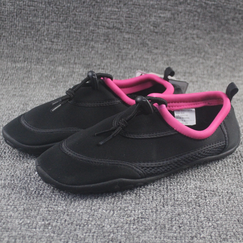 Summer breathable mesh surface Anadromous shoes Outdoor male and female covered water shoes non-slip drainage Drift shoes Surface Two wearing beach shoes-Taobao