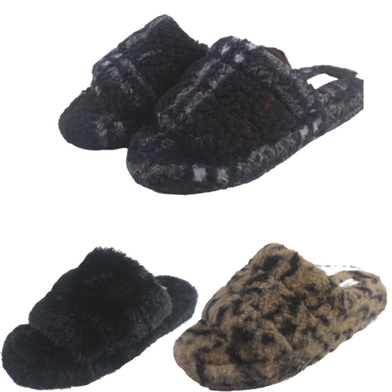 American single winter cotton slippers women indoor home use non-slip thick bottom soft bottom warm lovers men and floss slippers