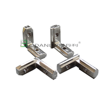 Bodanli industrial aluminum profile European standard corner groove connector (with screw head) right angle connector (zinc alloy)