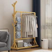 Cloakhat rack Easy clothes rack floor Indoor folding clothes hanger Children Home Bedroom clothes containing shelrack cabinet