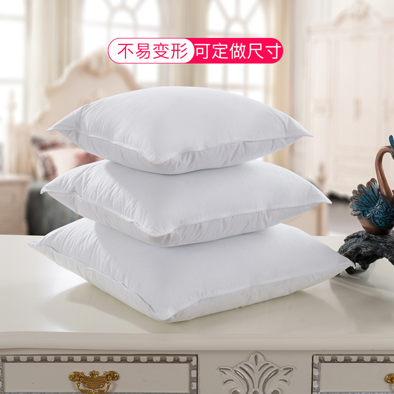 ownfun goose feather down holding pillow core headboard big cushion core sofa backrest office leaning against pillow liner square pillow core