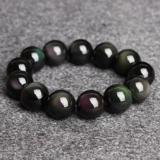 知客 Натуральный радужный браслет из натурального камня, оберег на день рождения подходит для мужчин и женщин, аксессуар