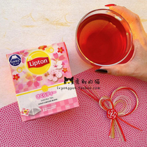 Spot Japan purchase LIPTON LIPTON Japan limited amount Cherry Blossom black tea cherry blossom fragrance tea bag 12p