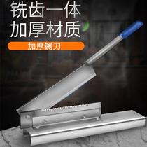 Spare ribs meat powder Commercial multi-function manganese steel gate knife frozen goods guillotine Large bone cutter Household manual cutting knife