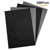 Graphite Carbon Paper Black Blue Carbon Paper Single-Sided A4 Tracing Paper 9X 13inch Clear Writing for Drawing and Tracing