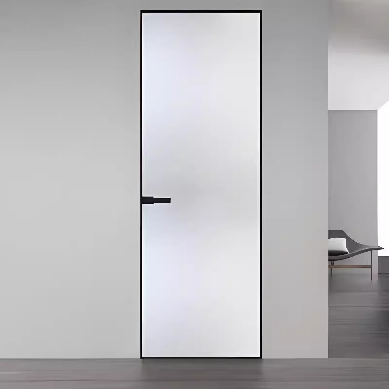 Minimalist Bathroom Glass Door Frameless Invisible Glass Door Narrow Frame Frosted Glass Bathroom Restroom Toilet Door Minimalist Bathroom Glass Door Frameless Invisible Glass Door Narrow Frame Frosted Glass Bathroom Restroom Toilet Door