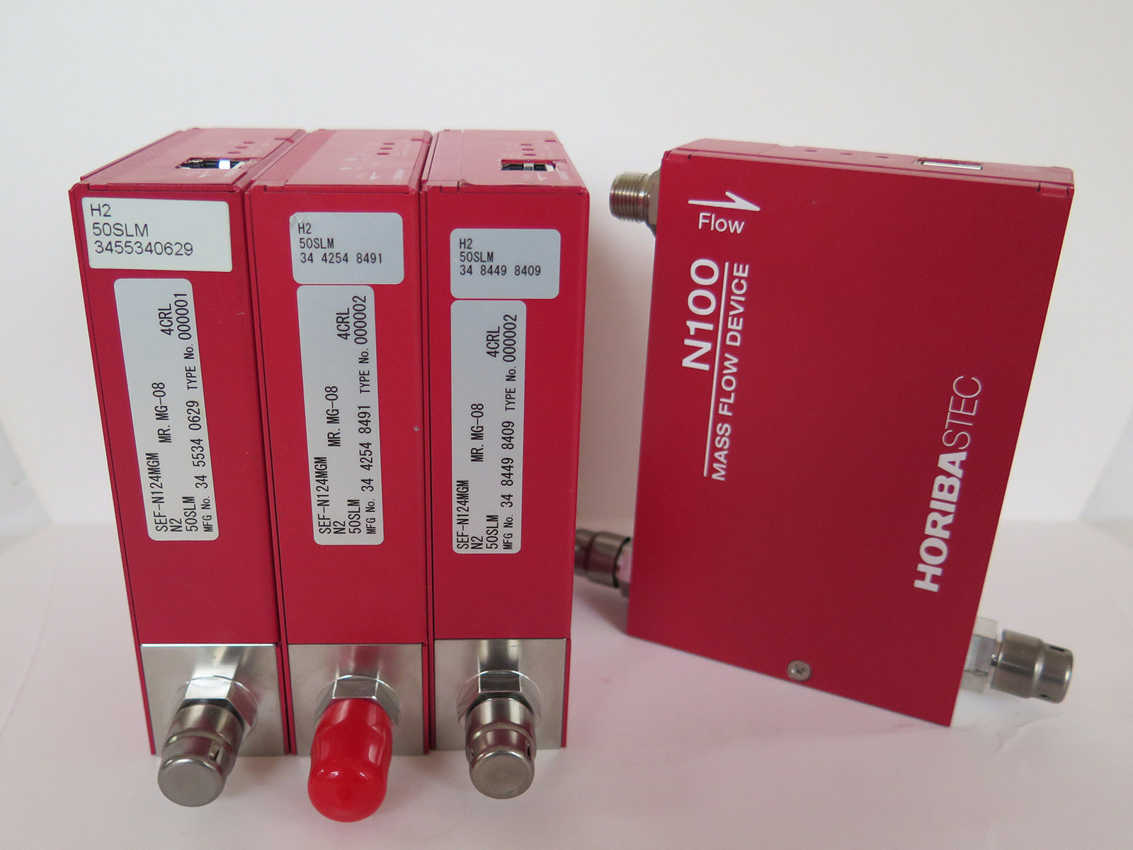 horiba SEF-N124MGM Gas Mass Flowmeter N100 Series MFM Nitrogen N2 50SLM