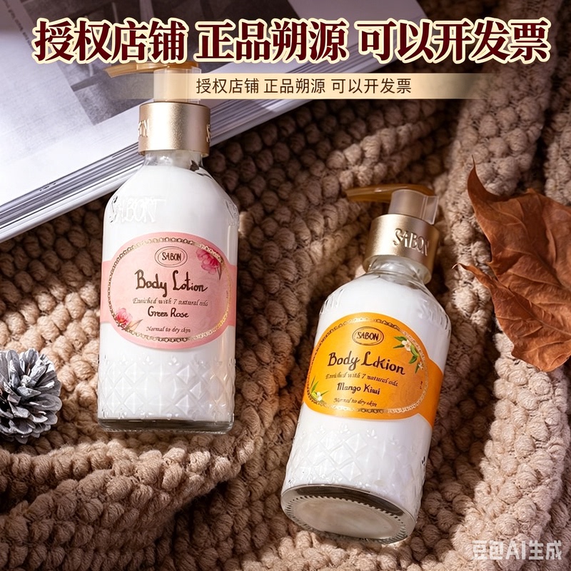 Sabon Body Lotion with Jasmine and Lavender, Moisturizing and Nourishing, Unisex, Long-Lasting Fragrance, Milk-Like Silky Moisturizer