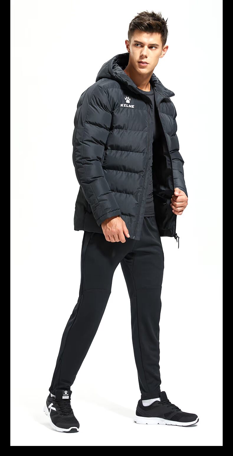 Áo cotton thể thao dành cho người lớn mới của KELME Calme mẫu áo phao nam đẹp 2020