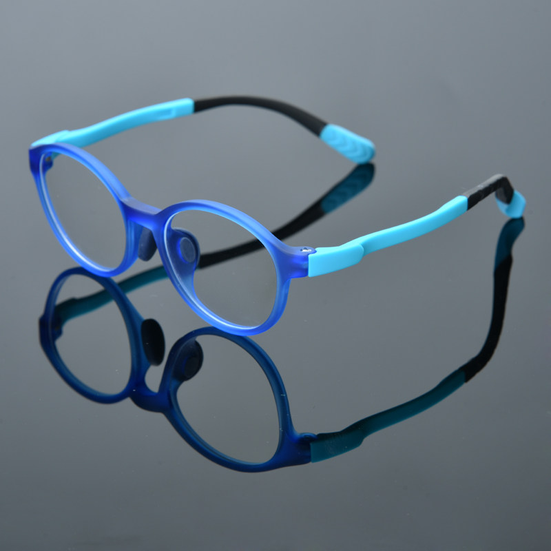 Children's glasses can be equipped with short-sightedness far-sightedness frame strabismus amblyopia eye frame Elastic paint eye frame Hospital recommended 4-6 years old