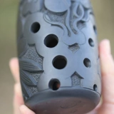 踏古 Tao Shi Shi Ten Pole Black Pottery Big Blockbuster Double Casting Professional Class Meteoritic Music Music Music Monastery