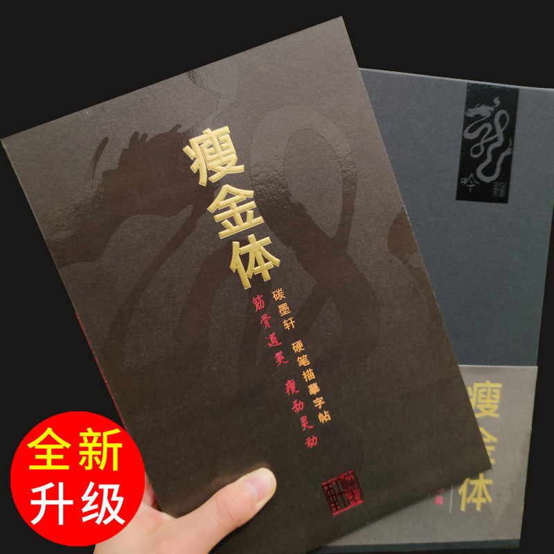 Thin gold body character post Hard pen groove speed into pen entry Song Huizong Thousand Words Beginners College Students Practicing Calligraphy Adult Men's Calligraphy Copywriting Copybook Girl Font Pretty Overbearing SCRIPT HANDWRITING Calligraphy