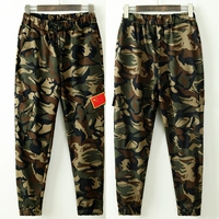 Зеленые эластичные штаны