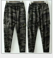 Серая эластичность, одиночные брюки