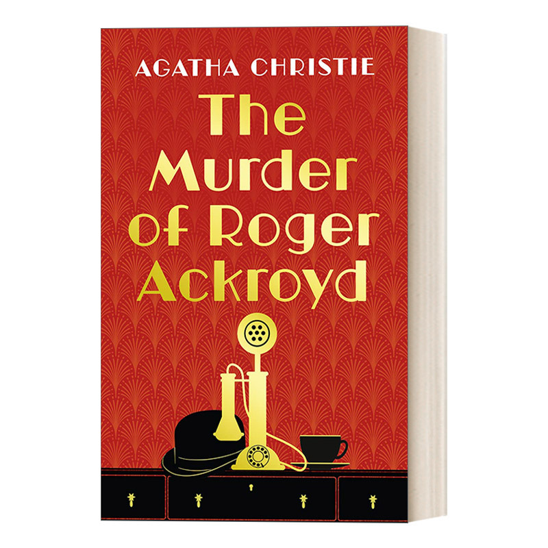 Original English Novel the Murder of Roger Ackroyd, the Roger Ackroyd Mystery, Hercule Poirot Series, Agatha Christie, Hardcover Special Cover, English Version, Imported Original English Book