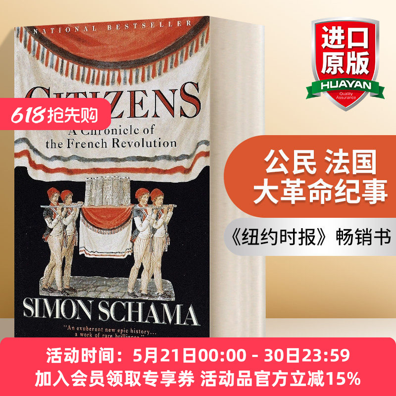 English Original Version Citizens a Chronicle of the French Revolution English Edition Imported English Original Book English Original Version Citizens a Chronicle of the French Revolution English Edition Imported English Original Book