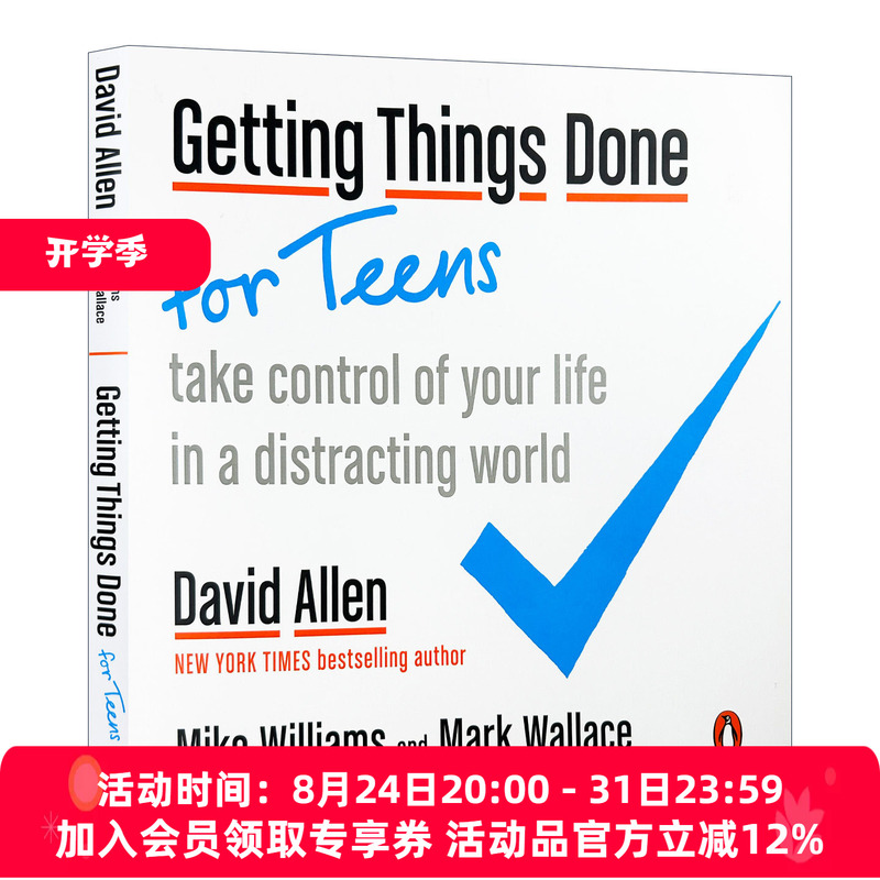 English Original Version Getting Things Done for Teens: a Time Management Method to Help Children Stay Organized. David Allen. English Edition. Imported Original English Book English Original Version Getting Things Done for Teens: a Time Management Method to Help Children Stay Organized. David Allen. English Edition. Imported Original English Book