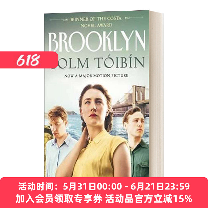 Original English Novel Brooklyn Film Tie-In, Brooklyn Movie Version, English Version, Imported Original English Book