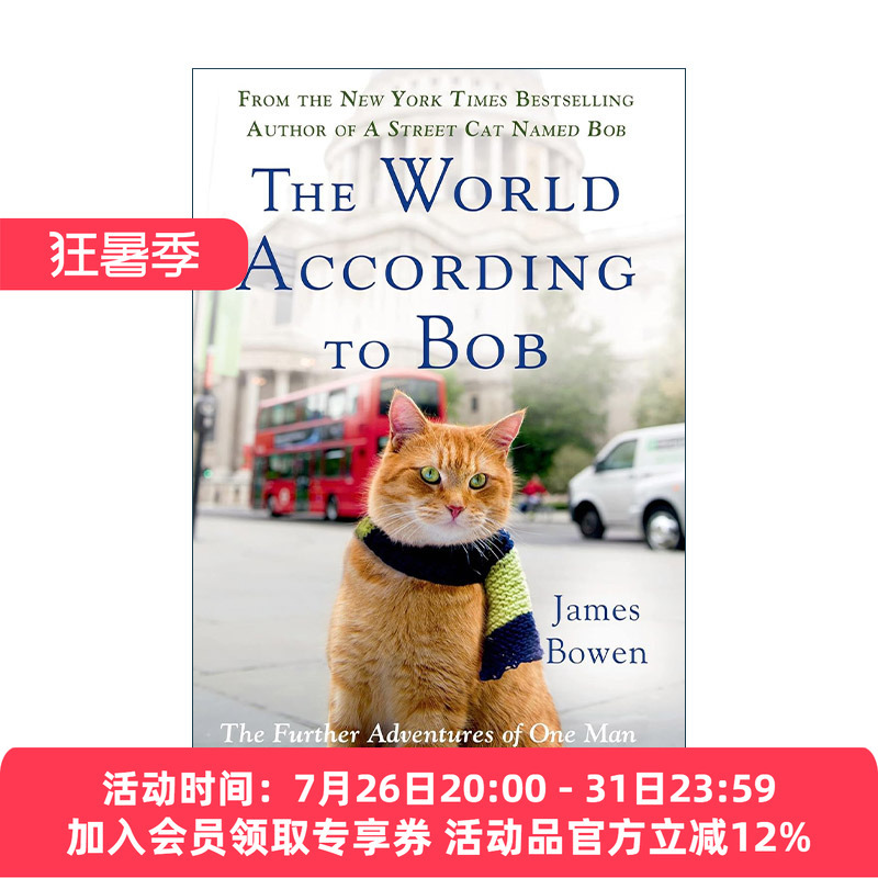 The World According to Bob (English Original Version) - Street Cat Bob 2 English Version - Imported English Original Book
