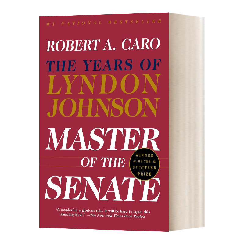 English Original Version Master of the Senate the Years of Lyndon Johnson Iii Lyndon Johnson Biography 3 the Original of the American Tv Series House of Cards English Version Imported English Original Books