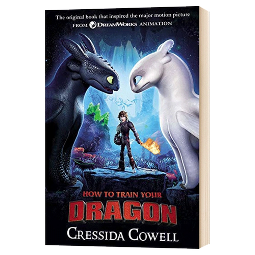 Как приручить дракона 1 Версия фильма Оригинал на английском языке Как приручить дракона Как приручить дракона Английская детская литературная книга Импортированный оригинальный английский приключенческий фэнтези-книга