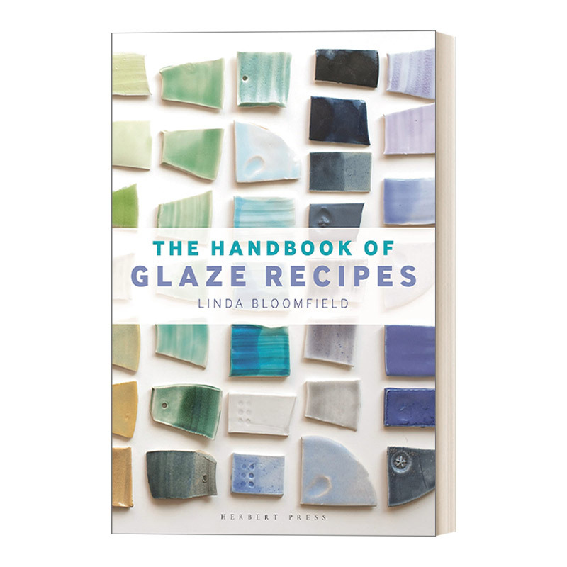 English Original Version the Handbook of Glaze Recipes Ceramic Glaze Handbook Basic Knowledge of Glaze Formulas Hardcover English Edition Imported English Original Book