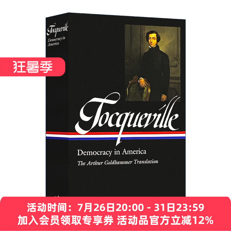 English Original Version Alexis De Tocqueville Democracy in America Loa # 147 Tocqueville's Democracy in America Hardcover English Edition Imported English Original Book English Original Version Alexis De Tocqueville Democracy in America Loa # 147 Tocqueville's Democracy in America Hardcover English Edition Imported English Original Book