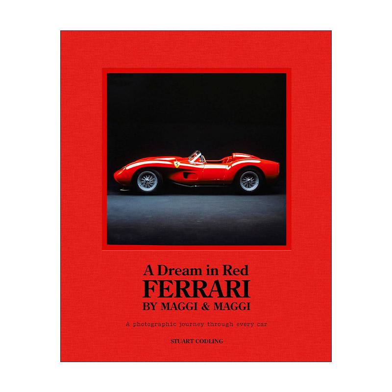 English Original Version a Dream in Red Ferrari by Maggi & Maggi Red Dream Ferrari under the Lens Art Design Photography Collection Hardcover English Edition Imported English Original Book