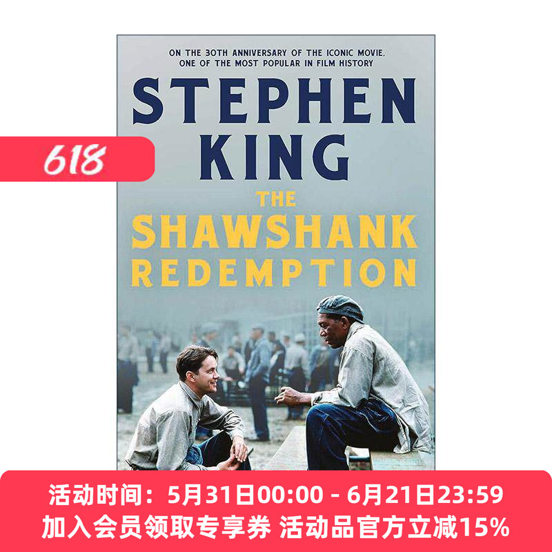 English Original Version of the Shawshank Redemption Movie Cover Edition, Stephen King, English Version, Imported English Original Book English Original Version of the Shawshank Redemption Movie Cover Edition, Stephen King, English Version, Imported English Original Book