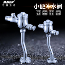 All-copper urinal flushing valve Hand-pressed urinal flushing valve Toilet urinal switch Delay self-closing type