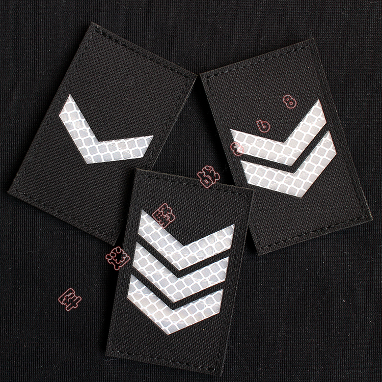 HK Reflective Identity Grade Magic Sticker badge Sticker Personality Morale Badge badge Badge With Badge and Arm Badge to do