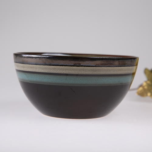 California style ceramic tableware yuquan 】 【 rice bowls western - style salad bowl contracted creative 6 inches